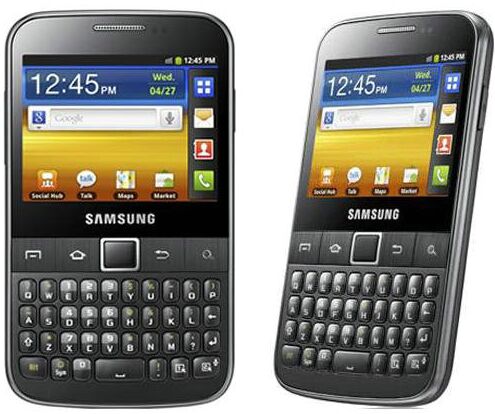el móvil que hemos elegido. El Samsung Galaxy Y Pro GT-B5510 es un